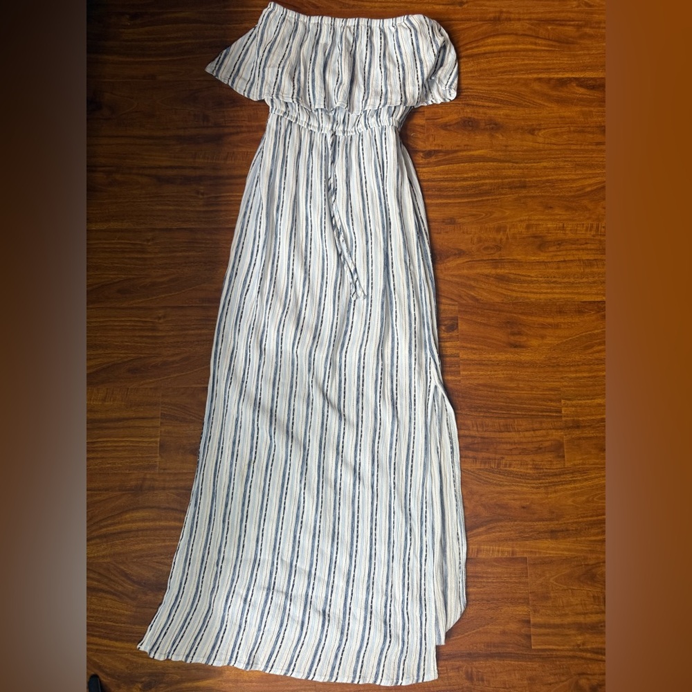 Striped Maxi Dress Size Small